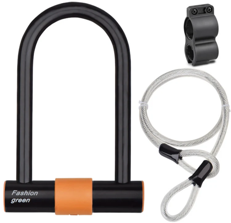 

Made in china bike u lock, Heavy duty Road bike u lock bike lock, Black, pink, blue, orange