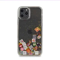 

2019 cute design case New Luxury app Liquid Quicksand Mobile customizable Phone Case for iPhone 11pro XR XS Max