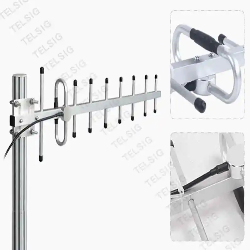 
High Gain Wireless Outdoor GSM 2G 3G 4G LTED 9 Unit Yagi Antenna 