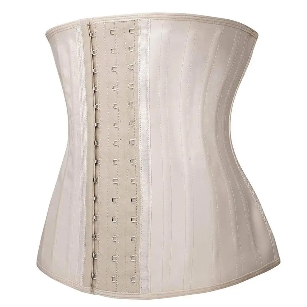 

2021 Custom 25boned Waist Trainer Corsets Latex Waist Cincher Body Shaper Sports Girdle Weight Loss for Women, As picture show