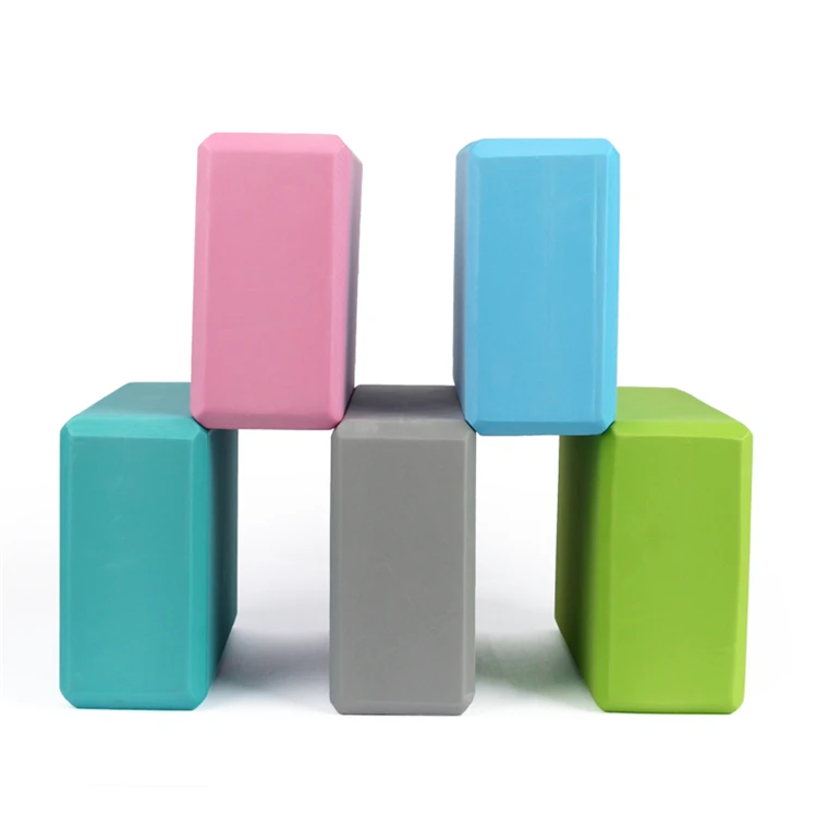 

Custom Logo Eco Friendly High Quality Yoga Brick, Eva Foam Yoga Block, Existing color for choosing or customized