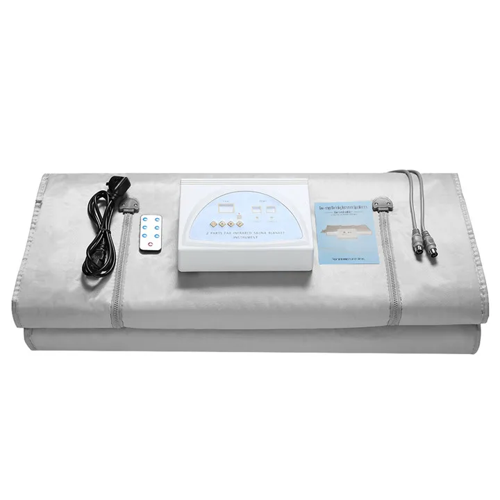 

Upper double zipper design 3 zones higher infrared sauna thermal blanket