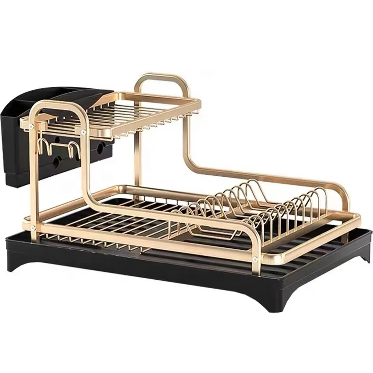 

Double Layer Aluminum Dish Rack