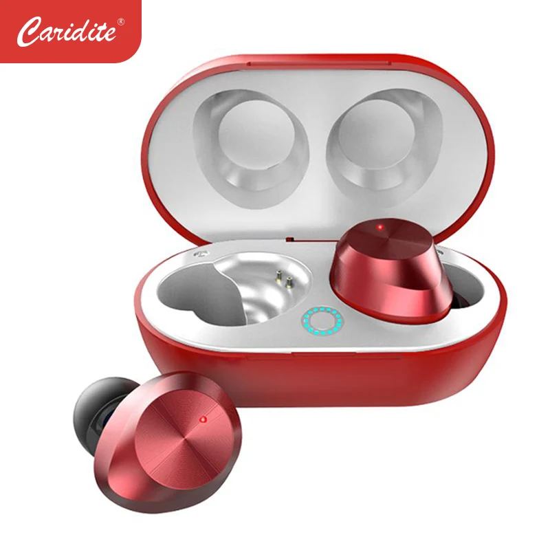 

Caridite Earphone 5.0 Wireless Charging TWS 2021 New QCC3040 OEM Wholesale Headset Cancelling Earbuds Earphone Drop Shipping