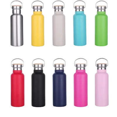 

Wholesale Customized 500ML Double Wall Vacuum Flask Thermal Stainless Steel Outdoor Insulated Sports Water Bottle