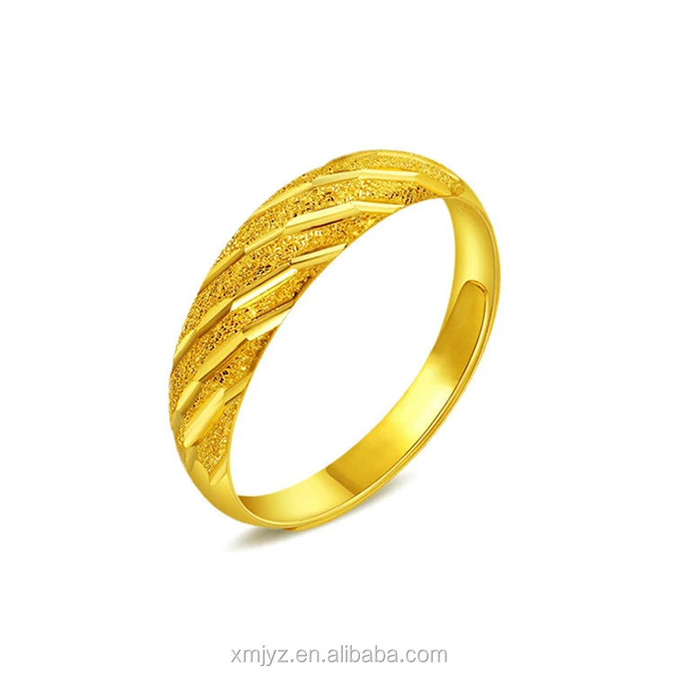 

Brass Gold Plated Men's And Women's Rings Gold Meteor Shower Ring Vacuum Plating Ladies Jewelry