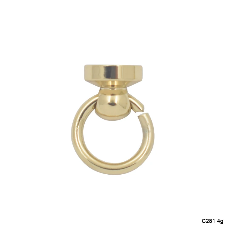 

Handbag hardware mini metal o rings for bag chain, Customized