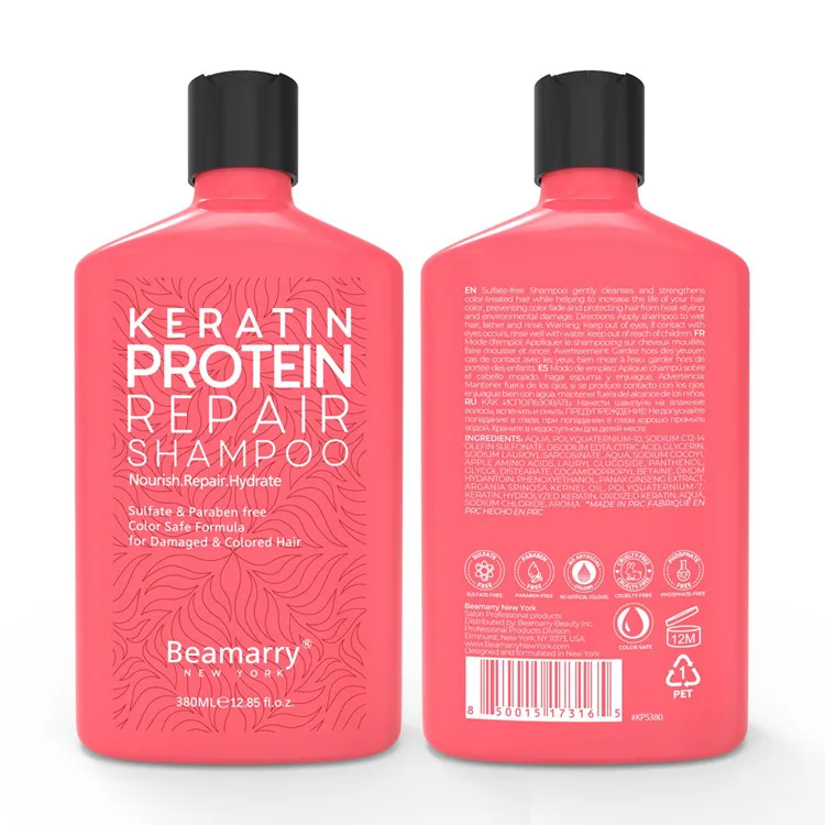 

Keratin Protein Repair Hair Shampoo for Damaged & Colored Hair