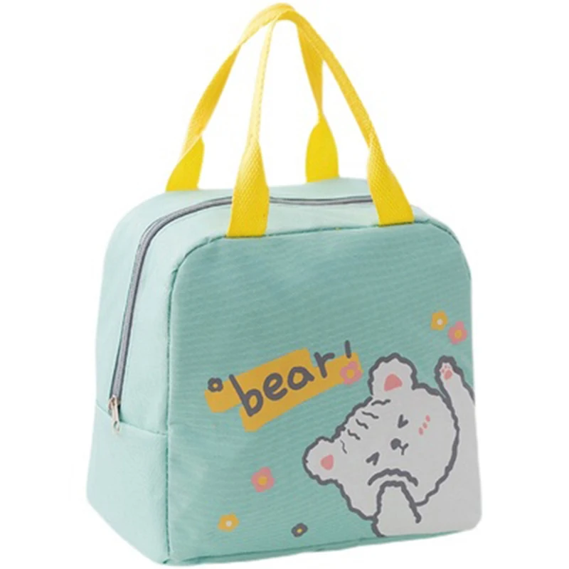 

Cute portable lunch box aluminum foil bag office worker insulated lunch bag, As shown in the figure below
