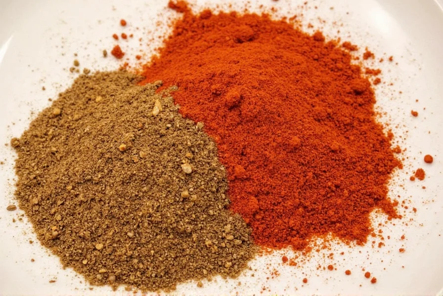 Comparison chart of Chile California vs Chile Guajillo