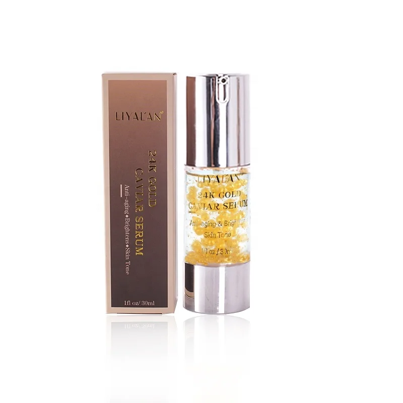 

OEM Skin Care Best Nourishing Anti Aging 24K Gold Caviar Face Serum