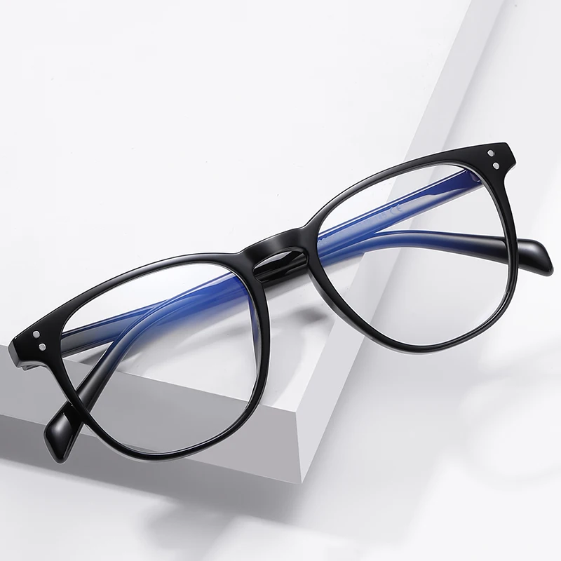 

NWOGLSS 5001 Classic Reading Glasses Rivet Decoration Women Custom Eyeglasses Frame