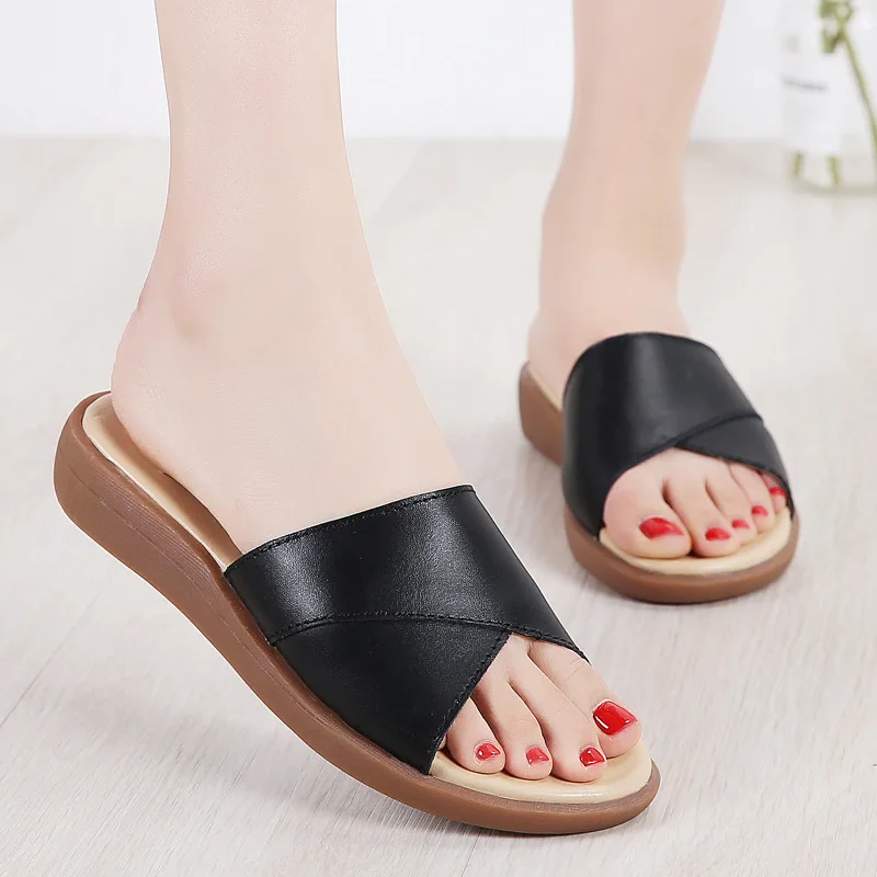 

Dropshipping Summer Beach Casual Women Outdoor Slipper Candy Color Open Toe Anti-Odor Breathable Light 2022 Slippers For Women