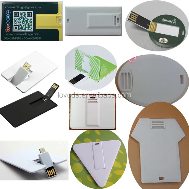 Wholesale Custom Logo Business Design personalised usb sticks Fash Memory Stick, Card Type USB Pendrives 8 16 32 128 GB - ANKUX.COM