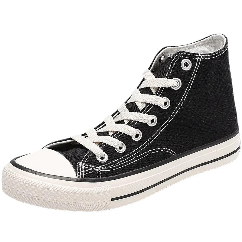 

Women Canvas Shoes men Fashion Summer Casual Sneakers High Top Students Vulcanize Shoe Flats Spring Summer