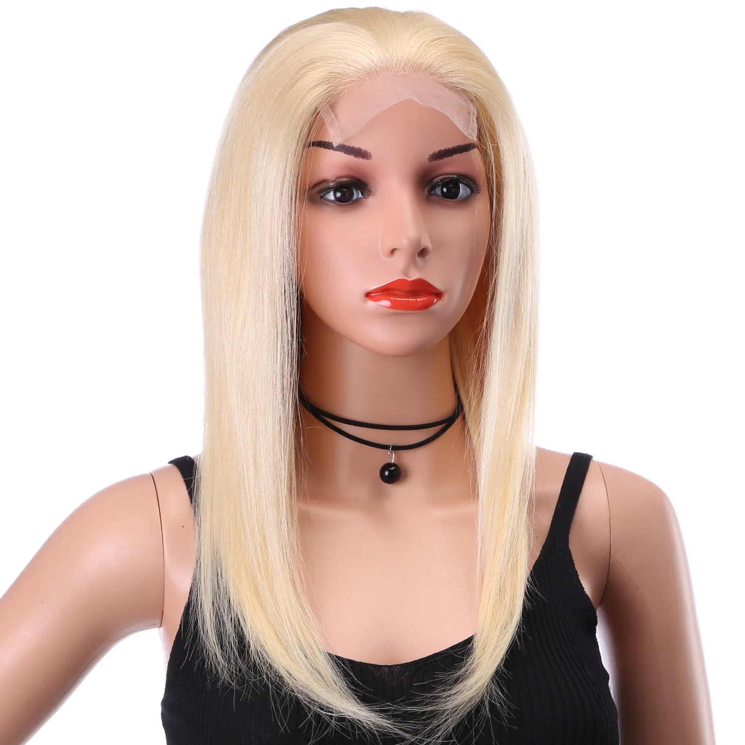 

Transparent 4*4 Blonde Lace Closure Wig 613 Lace Closure Wig Human Hair 14*4 613 Transparent Lace Wig, 613 blond
