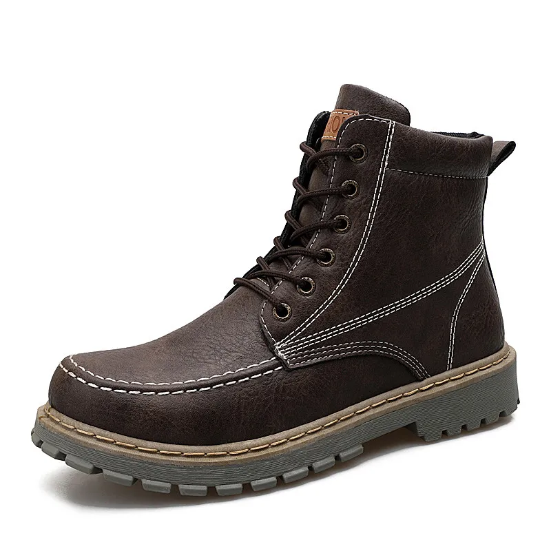 

men's casual shoes High quality men casual leather shoes martin boots shoes, Requirement