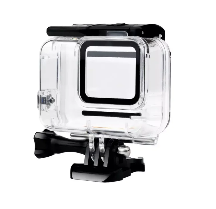 

XUEREN Waterproof Case for GoPro Hero 7 Slive/ White Diving 30M Underwater Protective Shell Housing Mount for Go Pro Accessory, Transparent+black