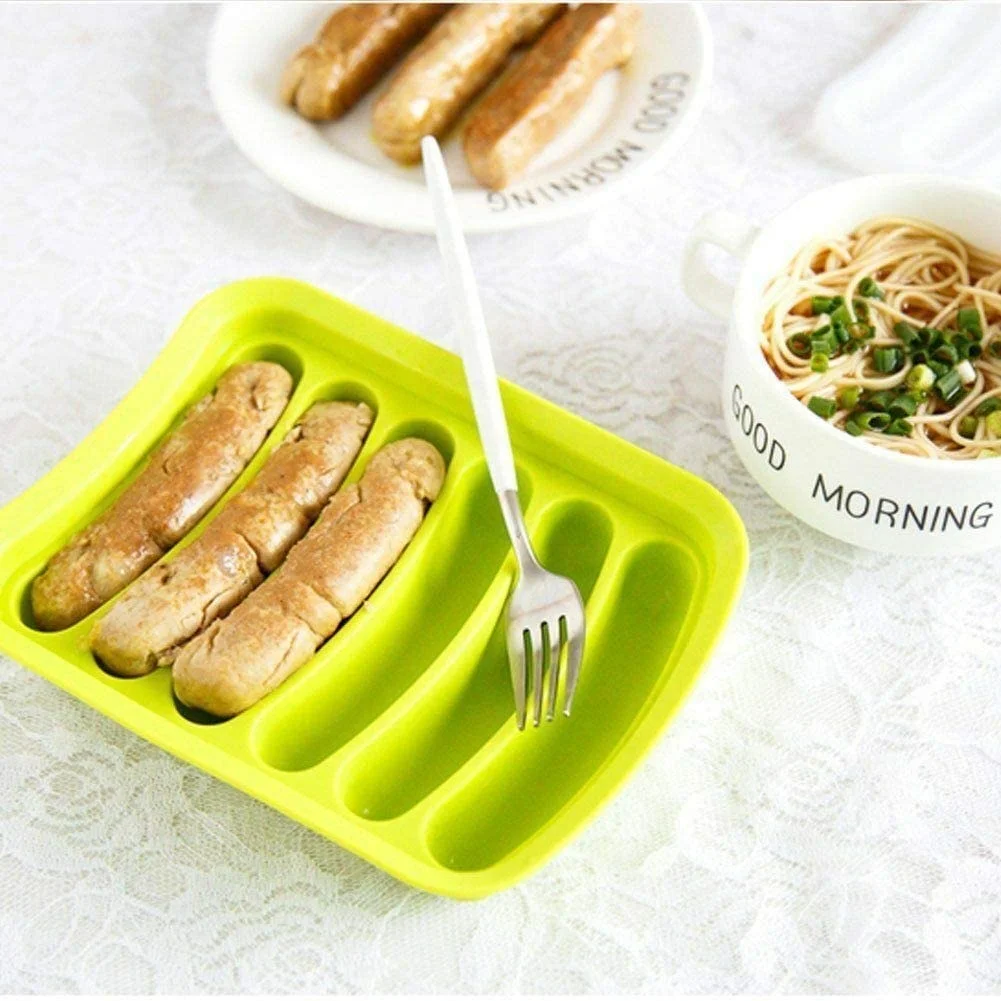 

Silicone Mold Sausage Maker Cake Tools Silicone Hot Dog Mold Opp Bag Moulds 5-25 Days 2-5 Days 100pcs  22g, Blue ,green,red,yellow