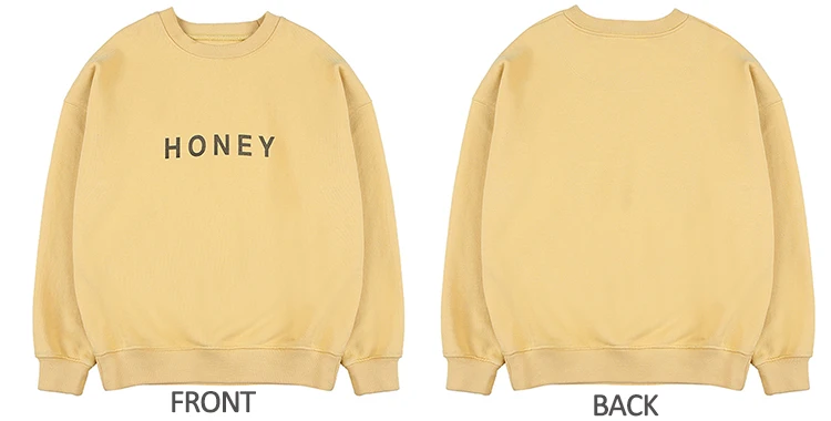 yellow honey sweatshirt