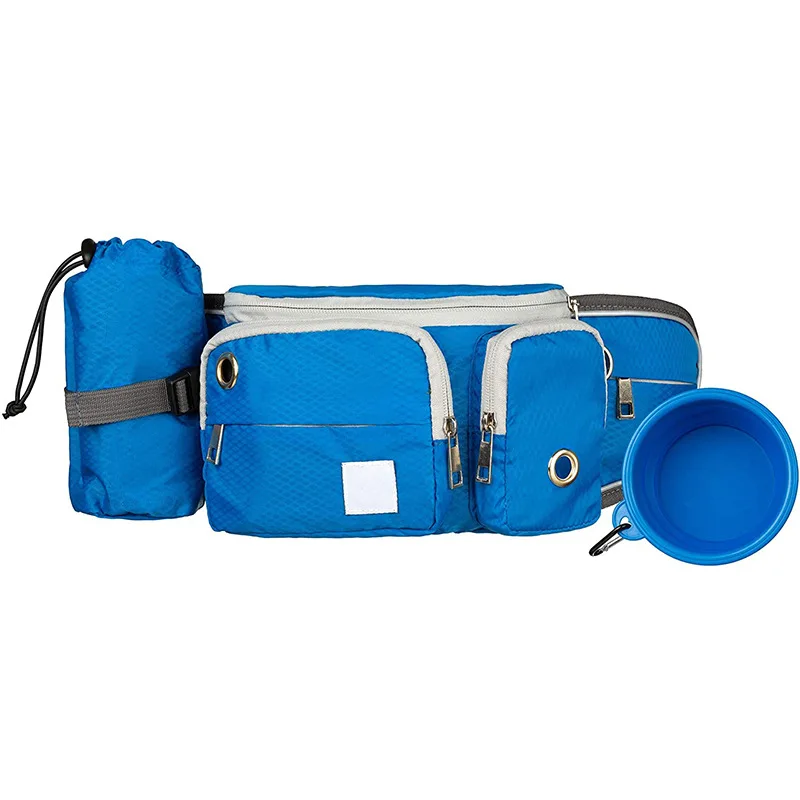 

Pet training pockets outdoor fitness dog walking bag dog snack food waist bag
