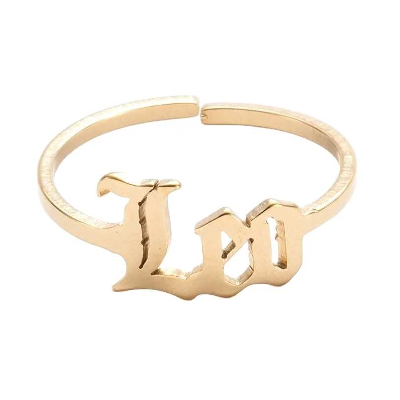 

Hot Sales fashion Trendy and Fashionable Zodiac Ring for Personal decoration