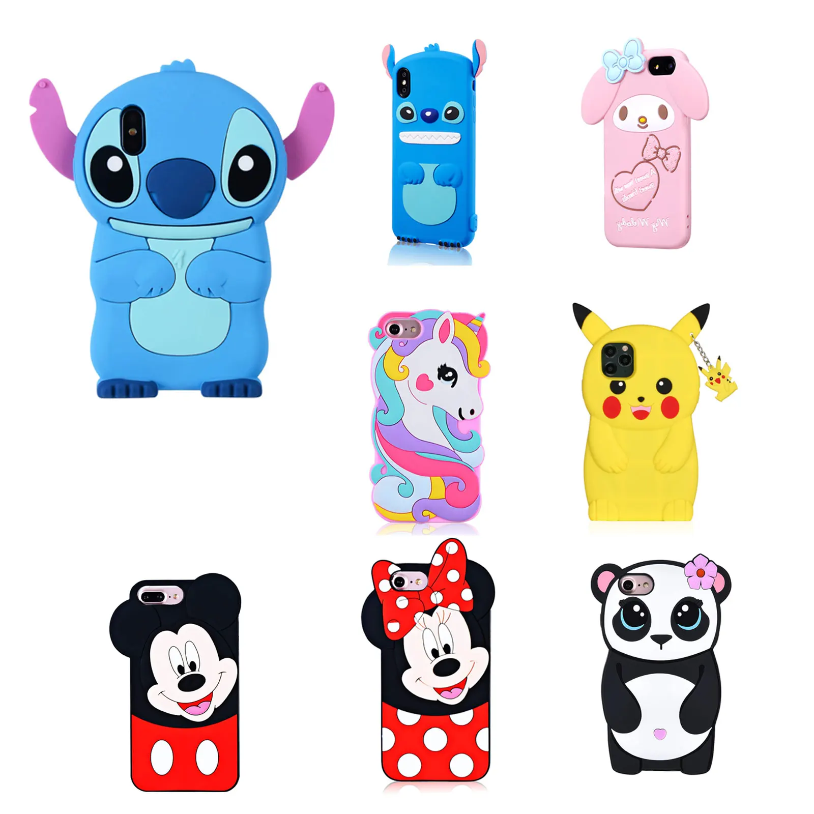 

Phone Protective Case Cute Cartoon Anime Girls Mobile Cell Phone Covers For Iphone 12 11, Multiple colors