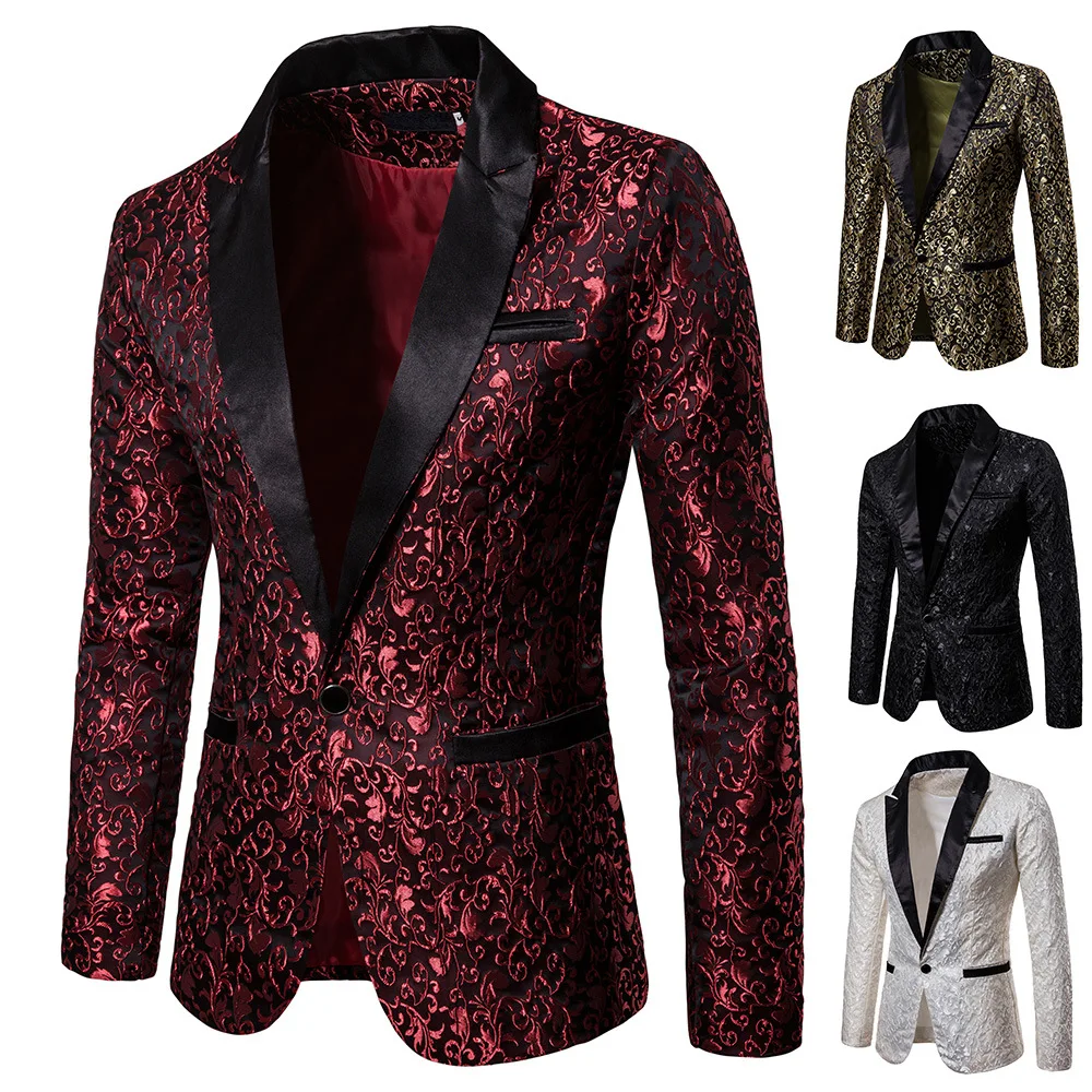 

Men's Autumn/winter Men's Leisure Suits Fashion Design Formal Men's Lapel Suit