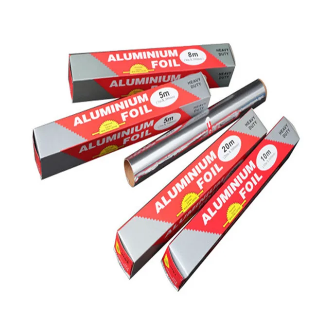  Household 9mic 10 mic 11mic 12 mic 13mic  14 Micron Food Grade Aluminium Foil For Kitchen Use