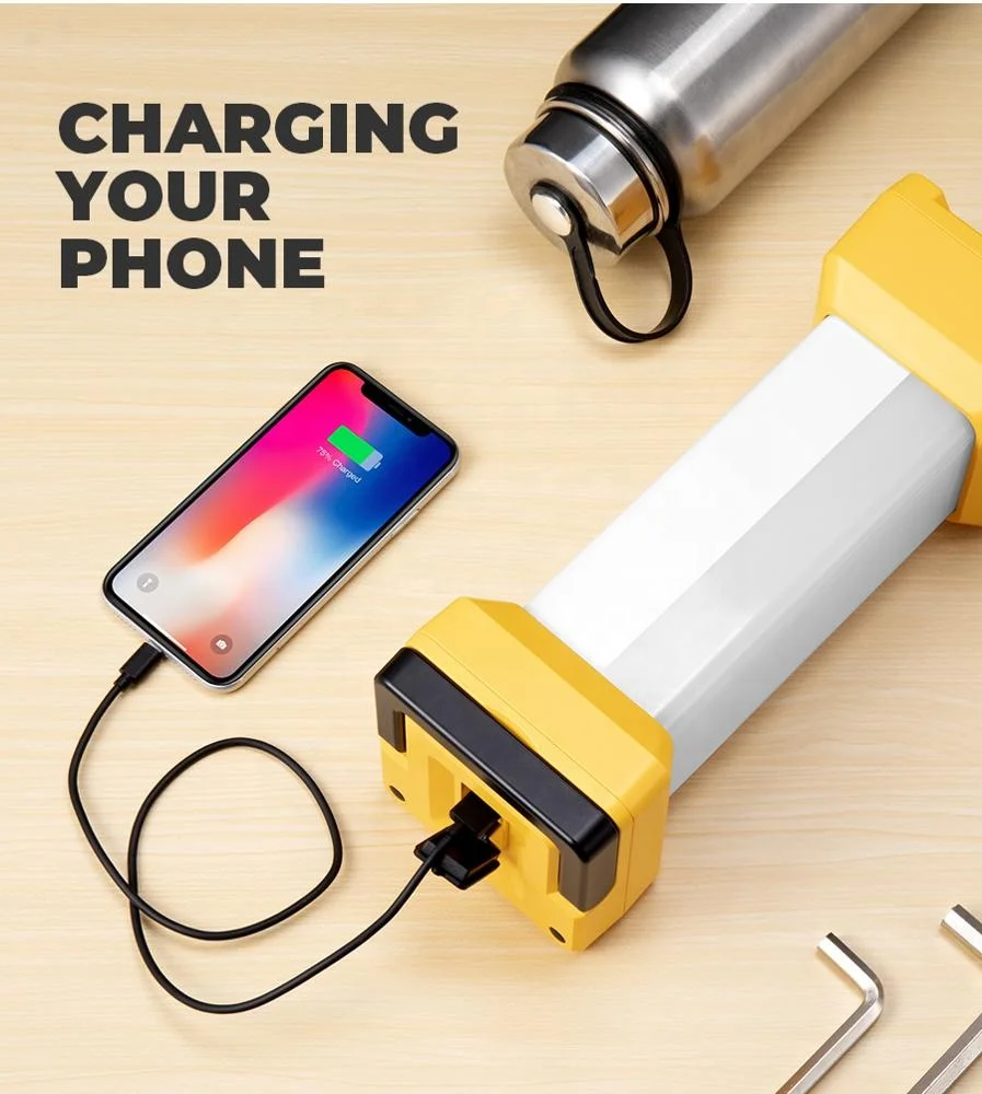 
Rechargeable emergency vehicle light dimmabl led work search led video light explore camping fishing lighting battery inside SOS 