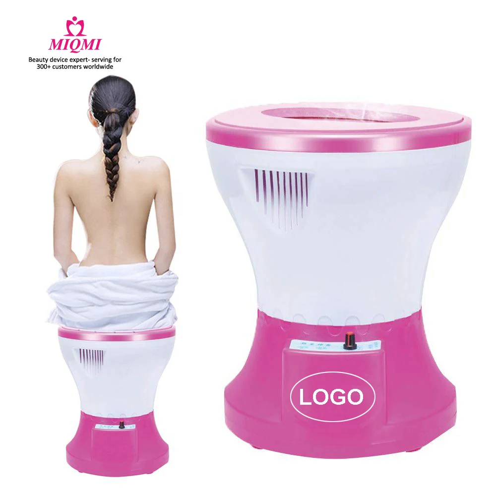 

MIQMI wholesale electric yoni v virgina steam vaginal steaming seat steamer for woman washing low moq health care detox, White match pink