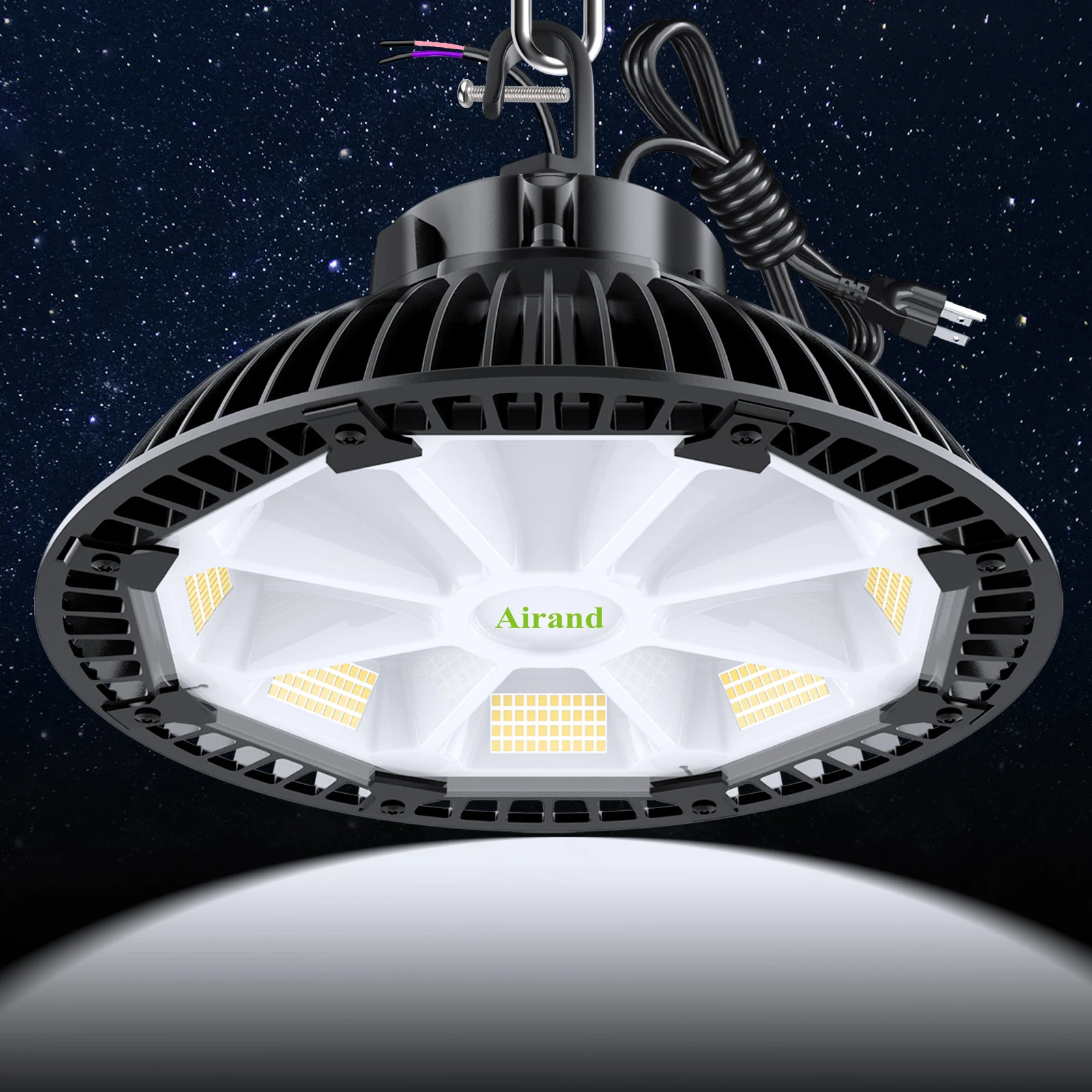 

High Brightness Warehouse LED Light 200W Lighting Fixture 200 Watt LED UFO Lamp Industrial High Bay Light