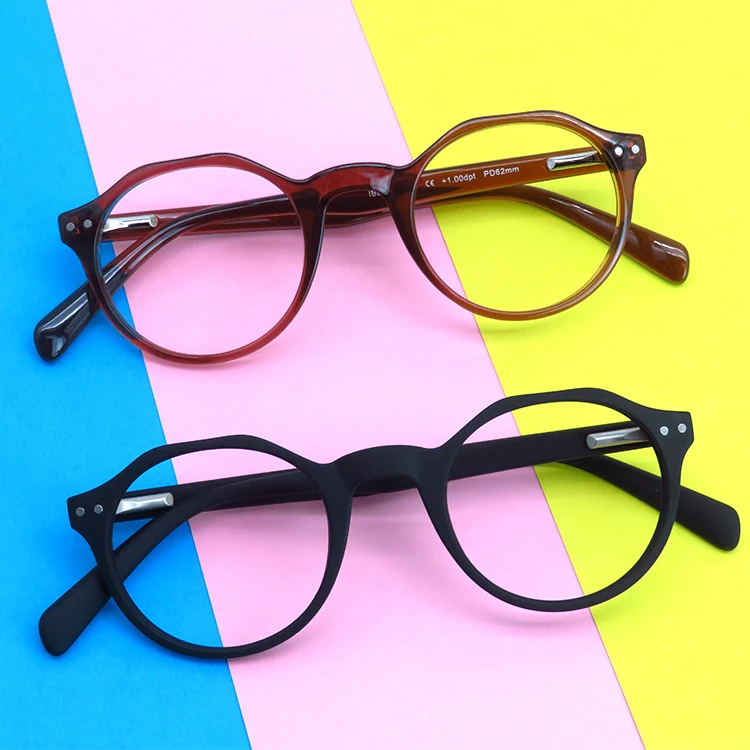 

2021 Wholesale Custom Clear Optical Frame Eyeglasses Computer Glasses Anti Blue Light Blocker Glasses, Black or custom colors
