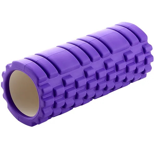 

Factory Hollow Pain Relief Gym Yoga Column Fitness Equipment Massage Stick Muscle Relaxation Roll Yoga Foam Roller, Blue