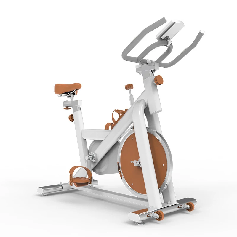 

Body Building Health Home Use Spinning Bike And Rod Gym Fitness Equipment Cycling Bike., Orange and white,grey white