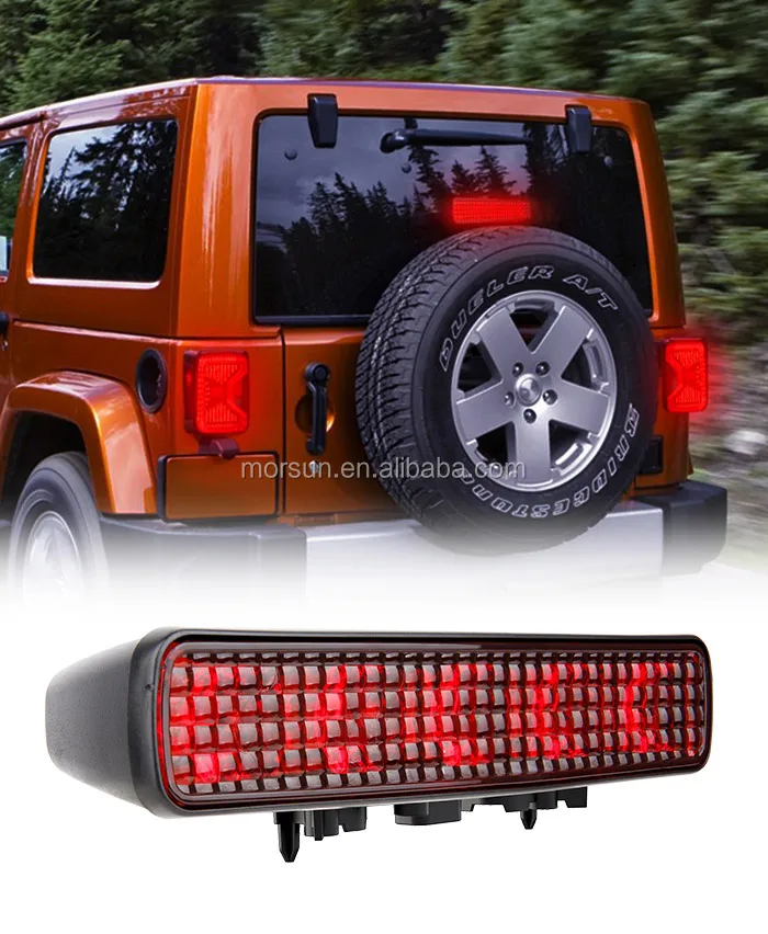 3rd Braking Light For Jeep Jl Wrangler 2018-2019 Red/smoked Third Led Brake  Light For Jeep Wrangler Jl Spare Tire Brake Light - Buy Braking Light For  Jeep Jl,Smoked Led Brake Light,Led Brake