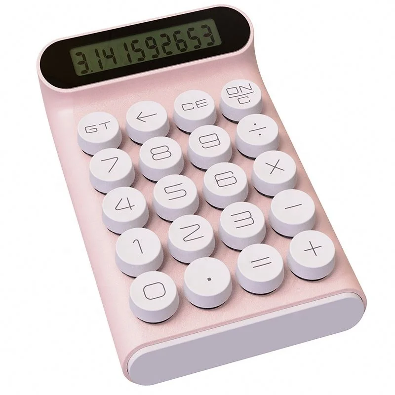 

Mechanical Switch Calculator Handheld for Daily and Basic Office Calculator 10 Digit 10 Battery Customized Color Gift Box 1.5V