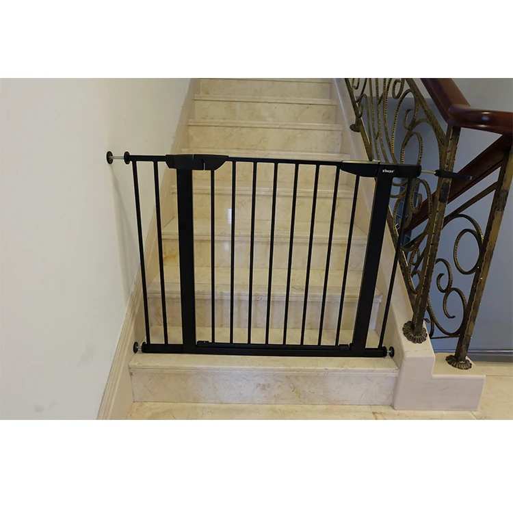 

Custom metal baby safety gate other baby supplies & products custom doors stairs to protect children, Black