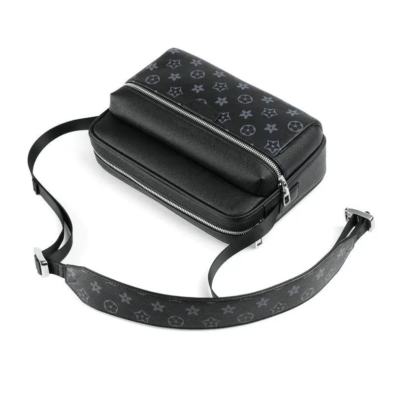 

Luxury Vintage Fashion Small Custom Mens Vegan synthetic PU Leather Shoulder Bag for Men Women, Messenger Bag, Crossbody Bag