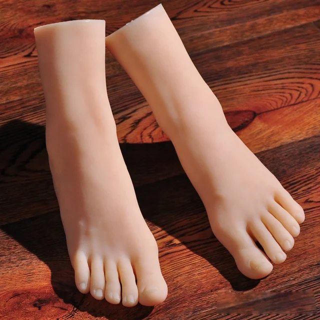 

Drop Shipping Factory Direct Sell Sexy Lifelike Foot Mannequin Female Silicone Foot Model