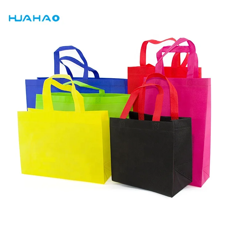 

Promotional reusable shopping non woven grocery tote bags, 11 colors avaliable