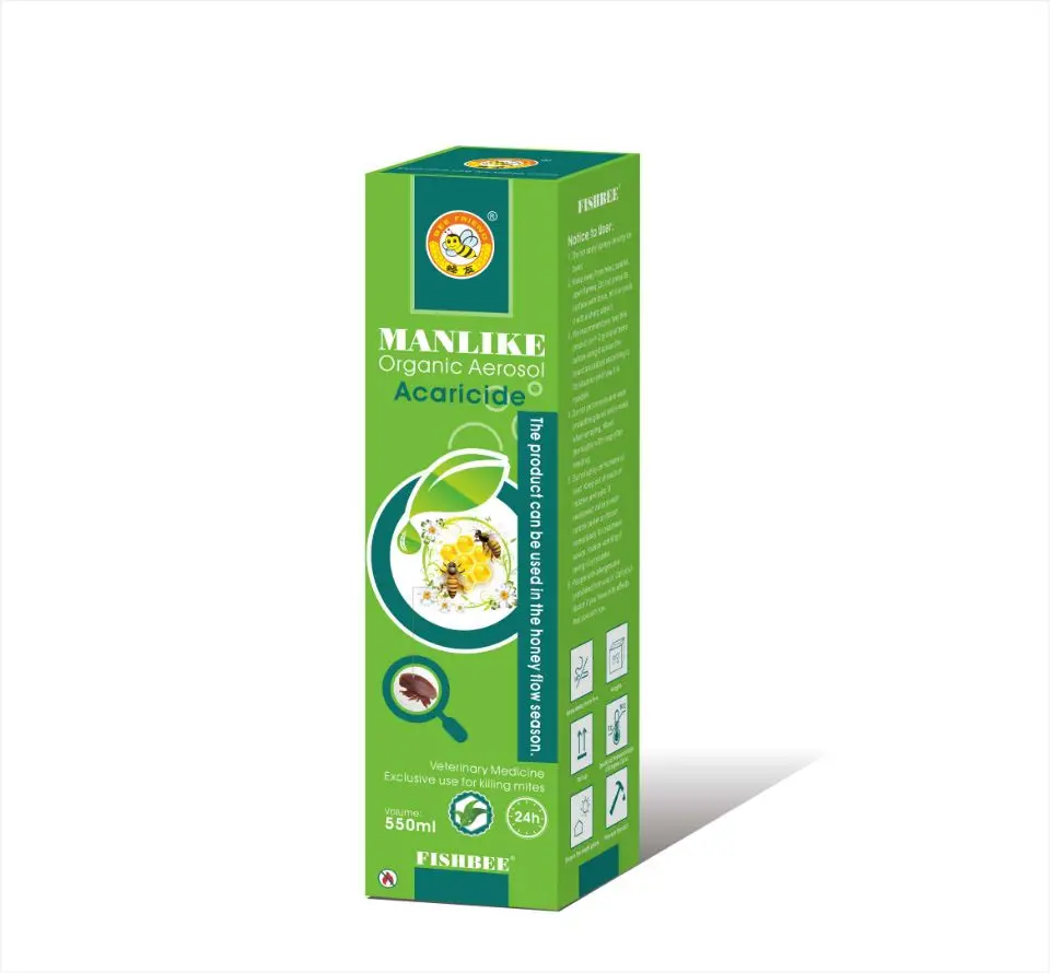 
Fishbee 550ml MANLIKE organic Plant essential oil aerosol with Thymol essential oi kill bee varroa during the honey flow period 