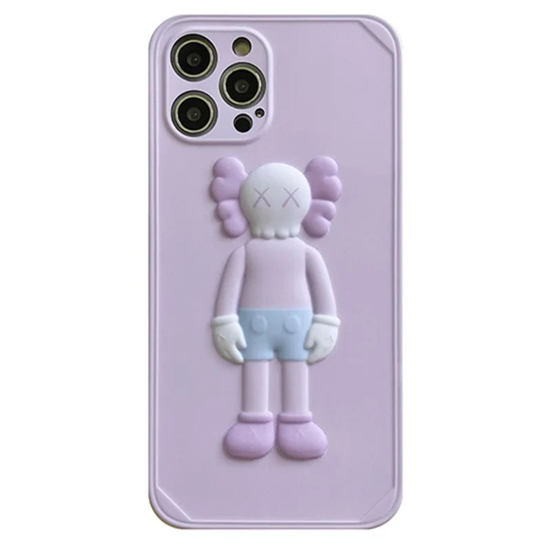 

Fashion 3D Cartoon Shockproof Silicone Mobile Phone Case For iPhone 12 Pro Max 11 X XS XR Cover Shell Casing Fundas Para Celular