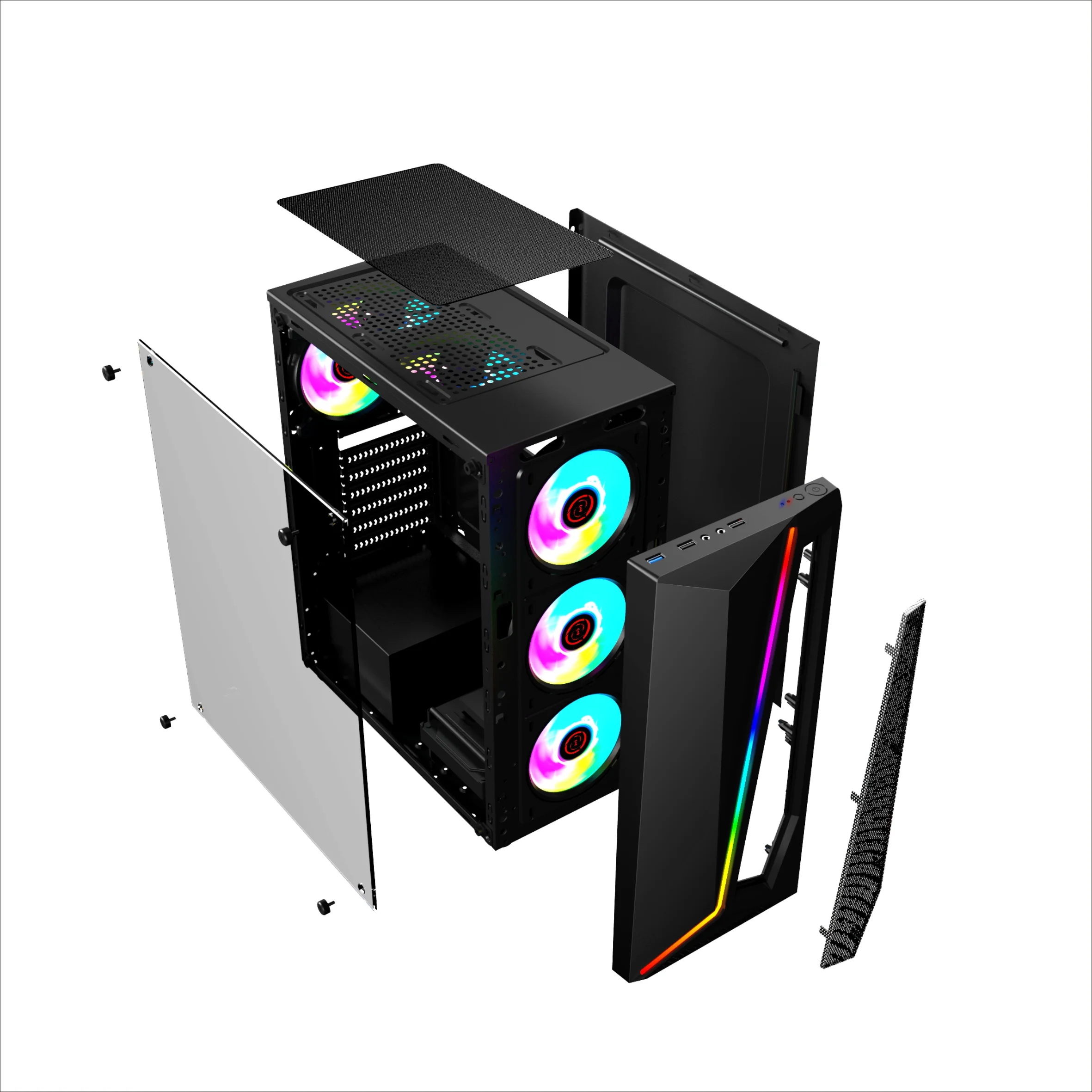 Sale Discount Computer Chasis Cpu Full Tower Itx Atx Pc Case Desktop Buy Desktop Case