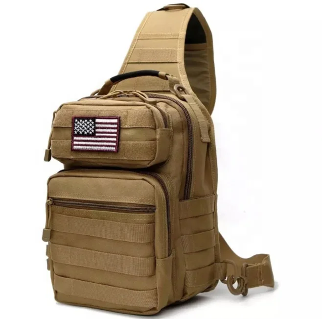 

Outdoor Waterproof Tactical Cycling Shoulder Backpack Sports Assault Chest Bag, Customized colors