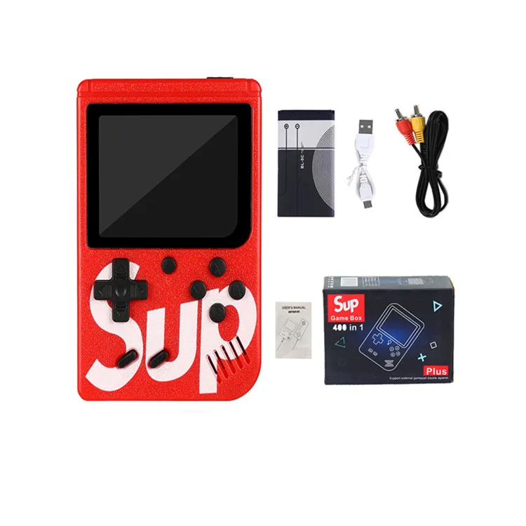 

2020 Hot Sale Built-in 400 Classic Games 3.0 Inch SUP Mini Portable Handheld Game Video Console, Black/white/red/blue/yellow