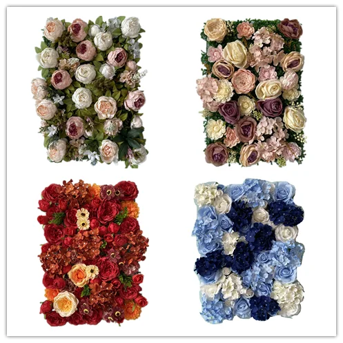 

FC1003 High Quality Wedding Flower Wall Backdrop Artificial Flower Wall Panels for Wedding Decor