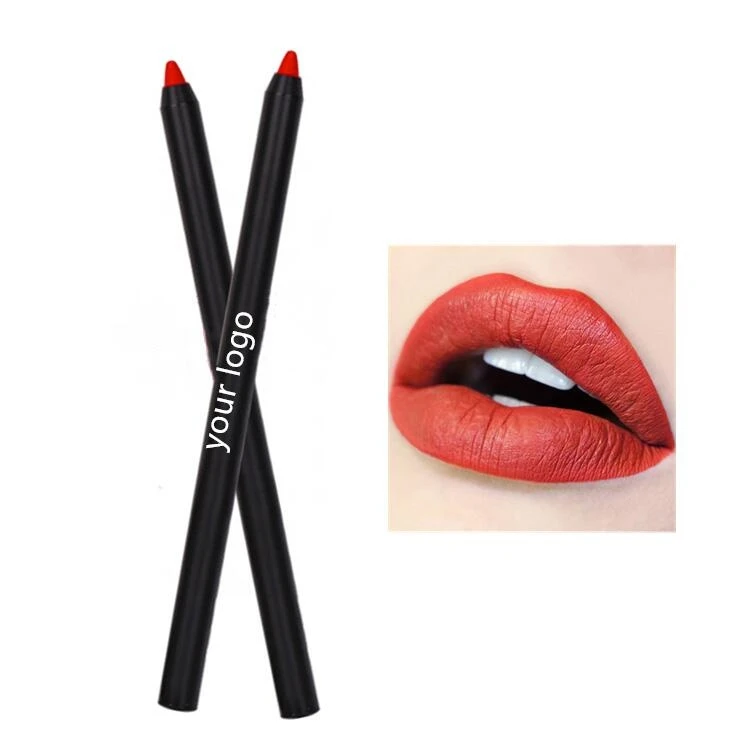 

Hot sell matte lipliners waterproof 13colors cream lipliner pencil