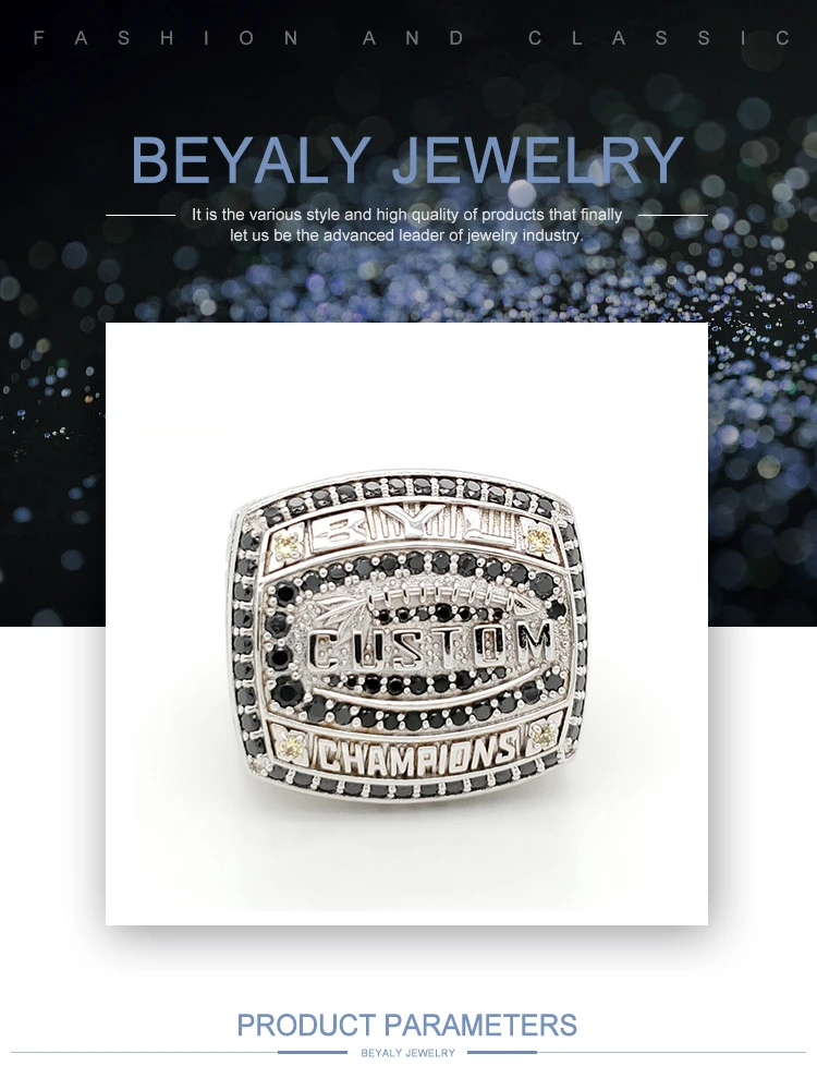 product-Cheap Sports Replica Custom National Championship Ring Sterling Silver-BEYALY-img