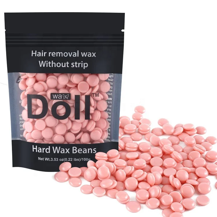

Wholesale rose Hair Removal Wax 100g Hard Wax Beans Depilatory Wax Beads